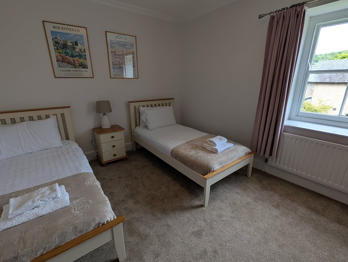 Cottage bedroom 2 showing its sleeping arrangement